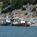 Fishing boats in Alonissos